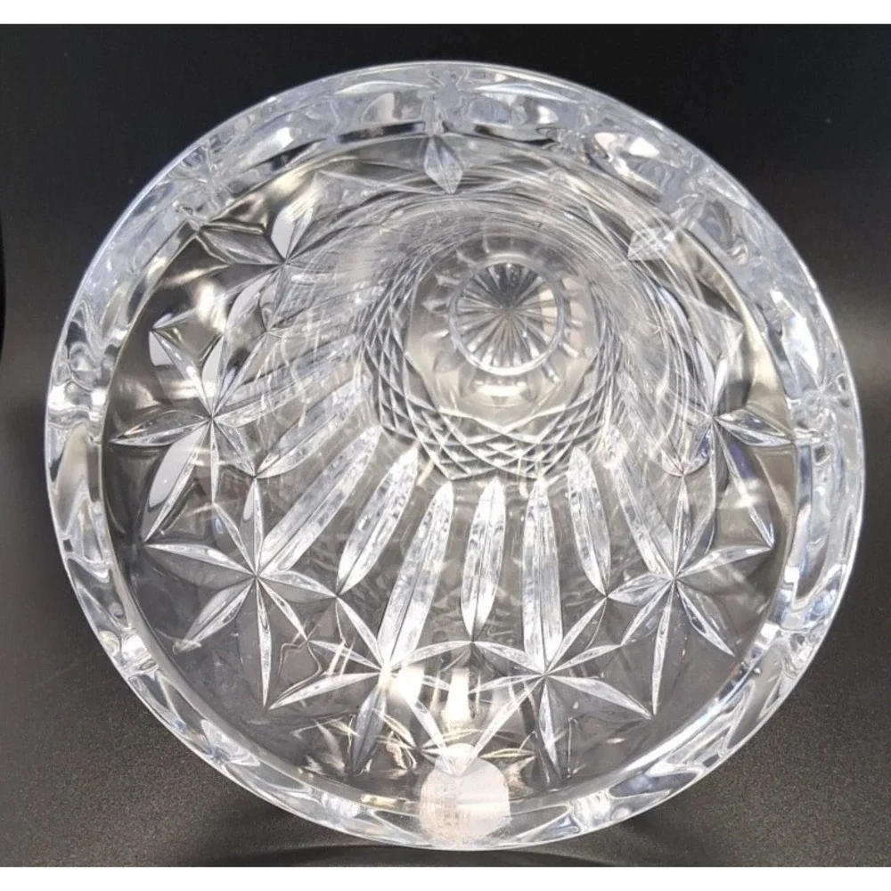 Vase with Pedestal Waterford Week Balmoral Lead Crystal 8.5